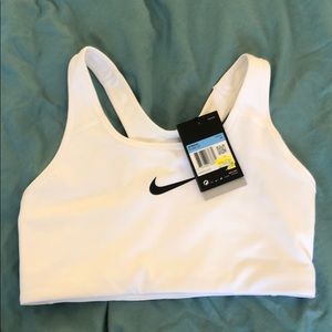 White Nike Sports Bra